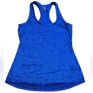 Athleta RacerBack Tank Top Womens Size XS Blue Yoga Workout